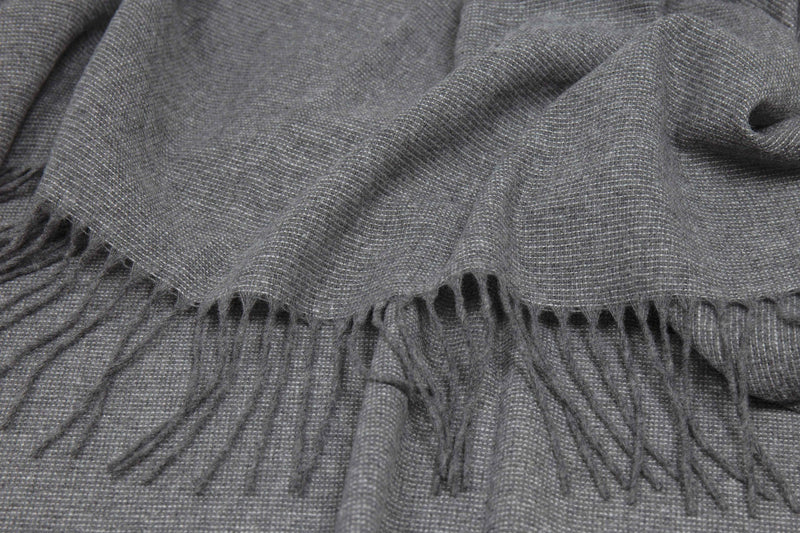 Paddington Throw - Fine Wool Blend - Slate