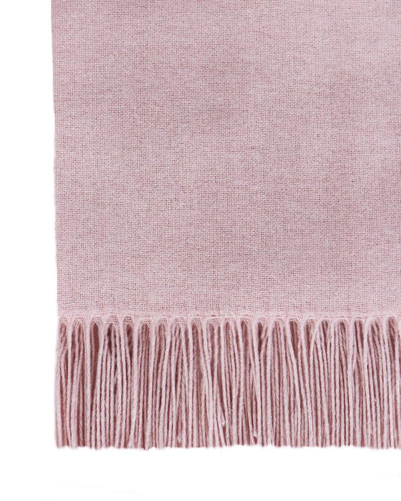 Paddington Throw - Fine Wool Blend - Blush Image 2 - v164-pa9