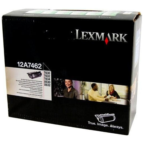 LEXMARK BLACK PREBATE TONER YIELD 21000 PAGES FOR T630 T632 T634