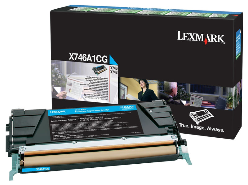LEXMARK X746 X748 CYAN TONER 7K RETURN PROGRAM