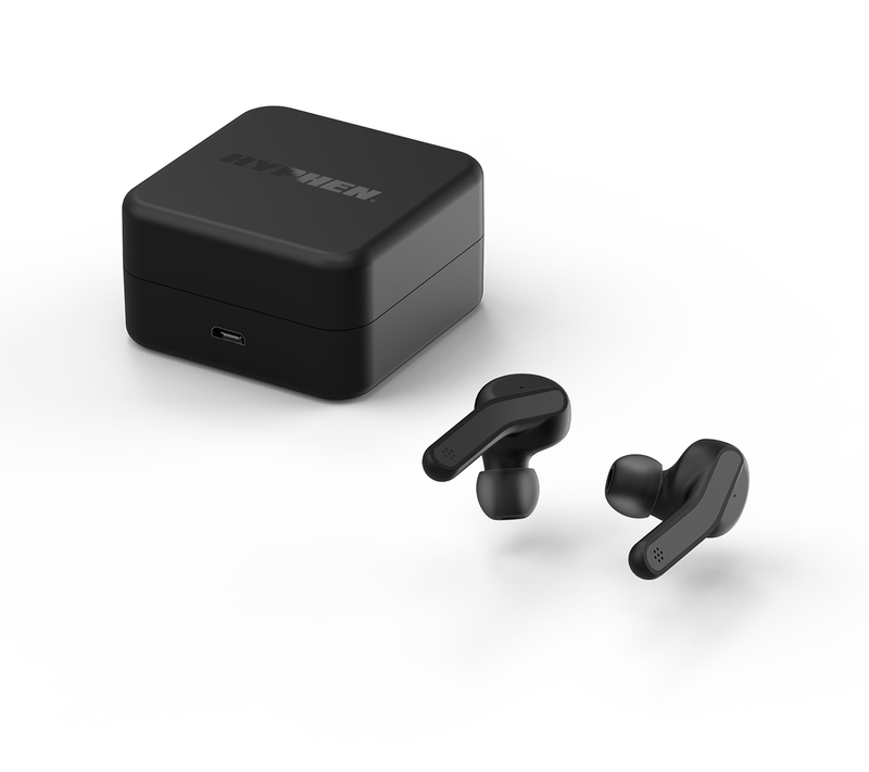 HYPHEN Wireless Earbuds Bluetooth Headphone Black color