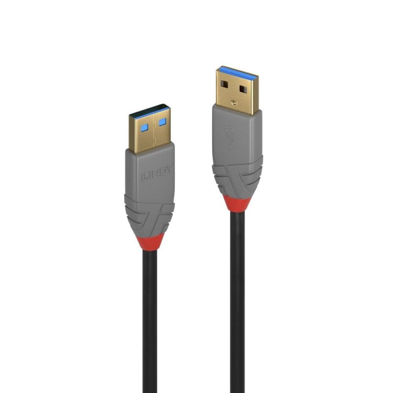 LINDY 2m USB3 A-A Cable Anthra Line