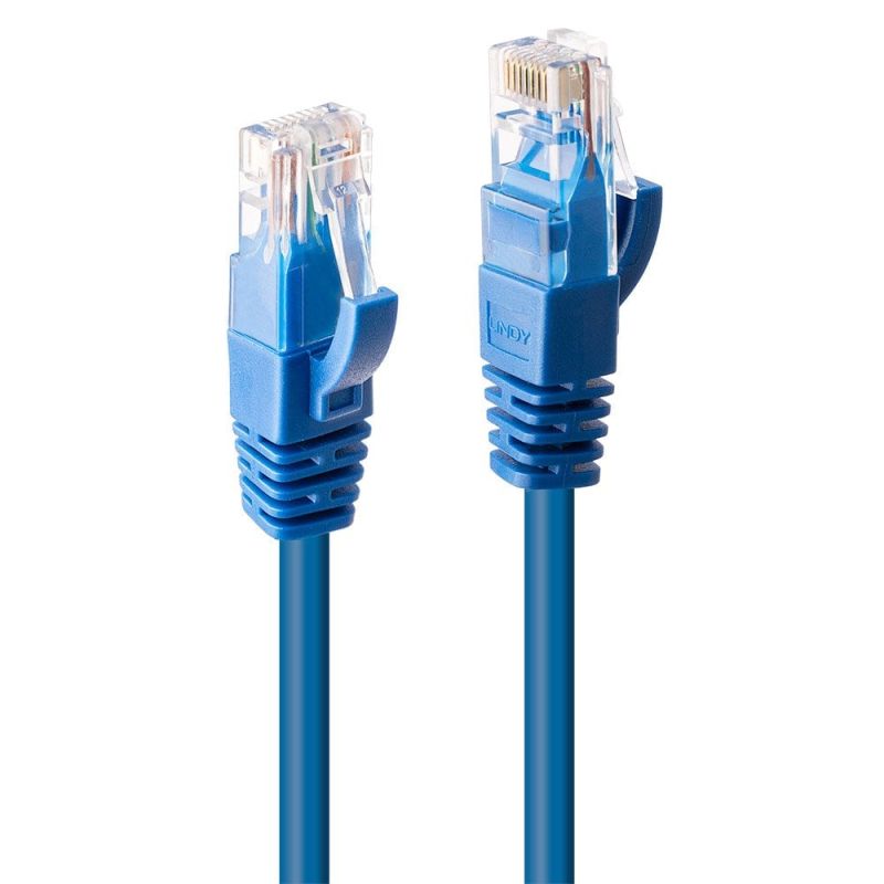LINDY 30m CAT6 UTP Cable Blue