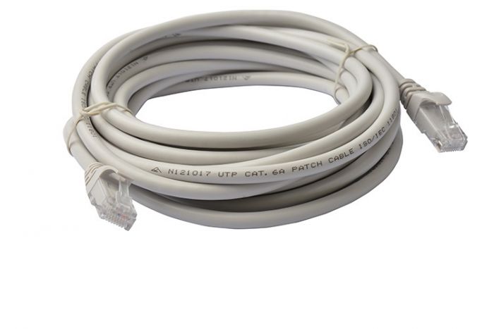 8WARE Cat6a UTP Ethernet Cable 30m Snagless Grey