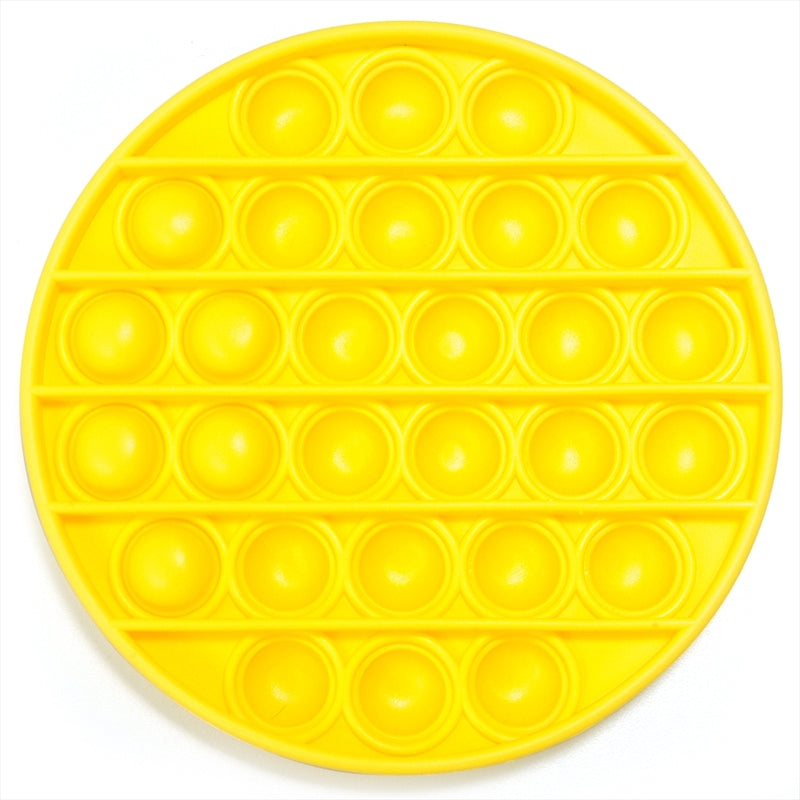 Yellow Round Push And Pop