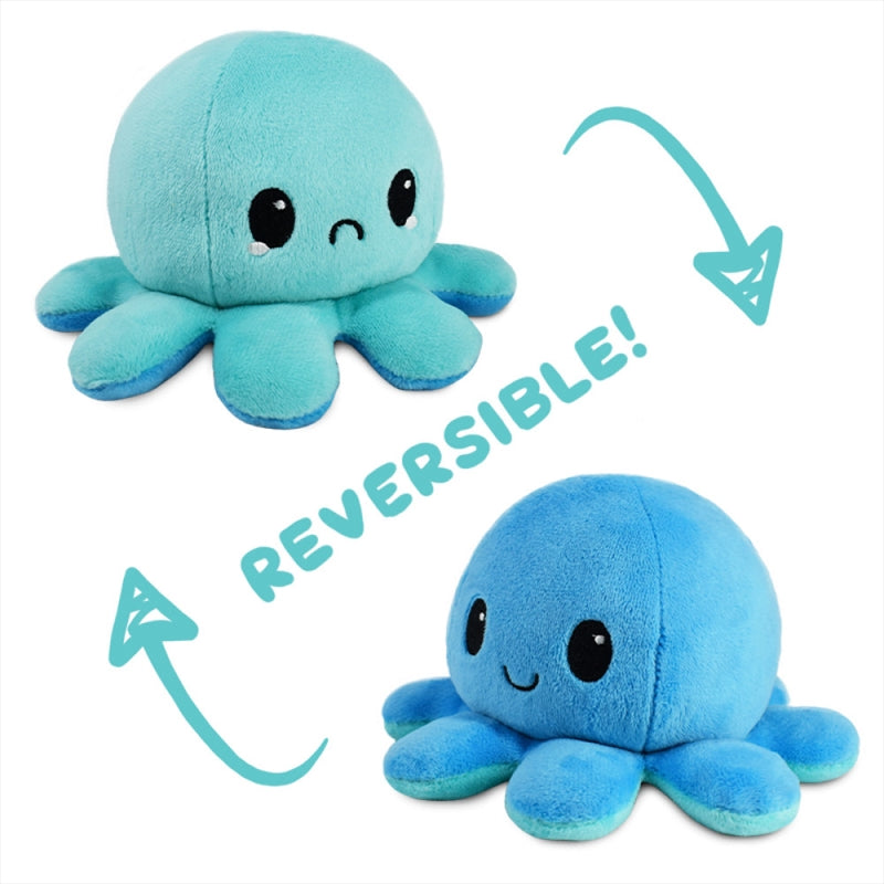 Reversible Plushie - Octopus Happy/Crying