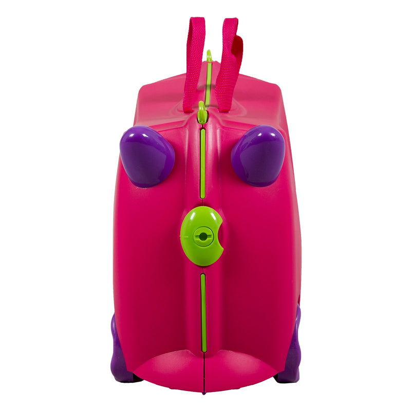 Kiddicare Bon Voyage Kids Ride On Suitcase Luggage Travel Bag Pink