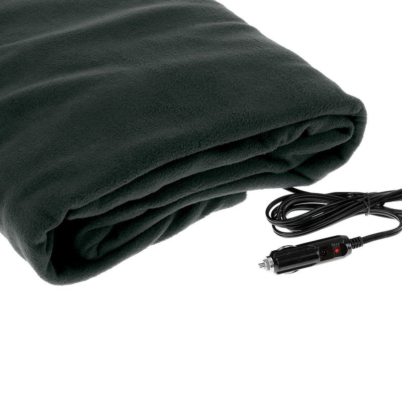 Laura Hill Heated Electric Car Blanket 150x110cm 12v - Black