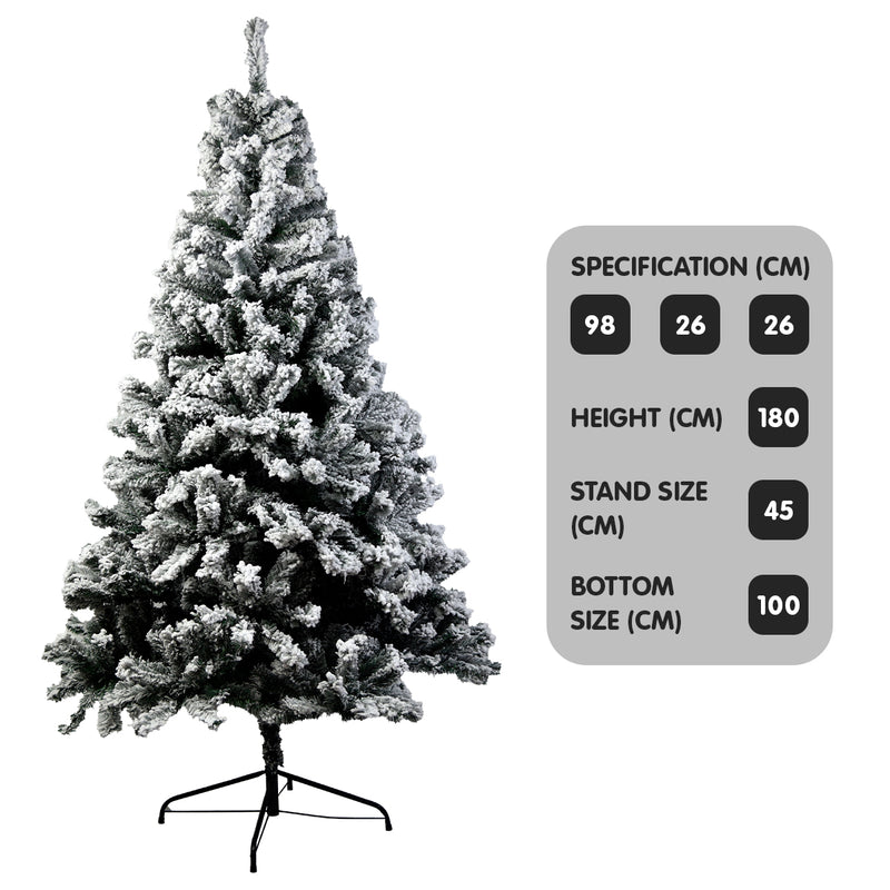 Christabelle Snow-Tipped Artificial Christmas Tree 1.8m - 850 Tips