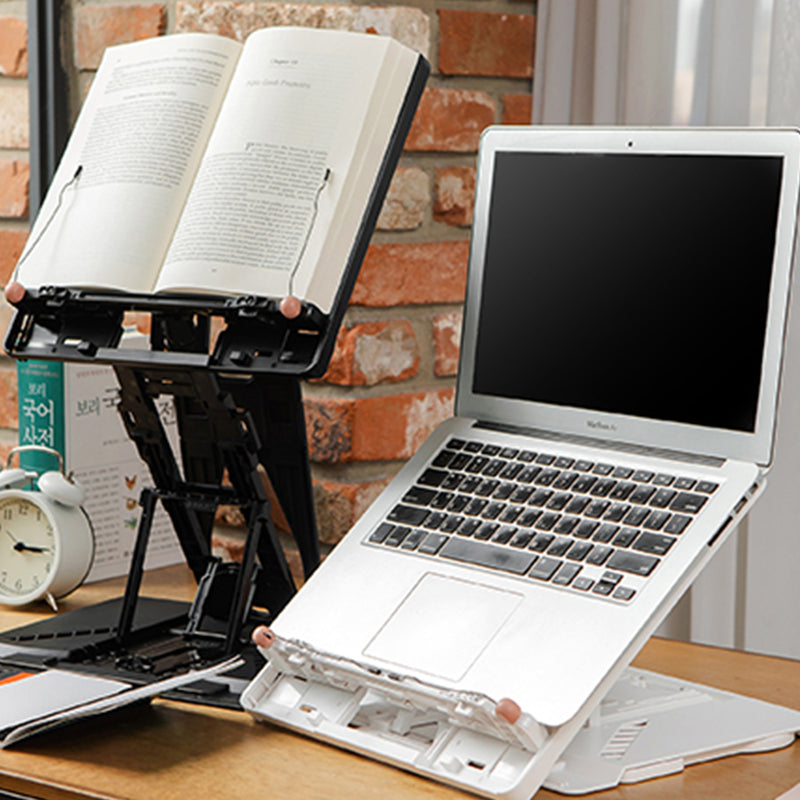 Pelican Stand Black Adjustable Laptop Holder Foldable Tablet Book PC Desk