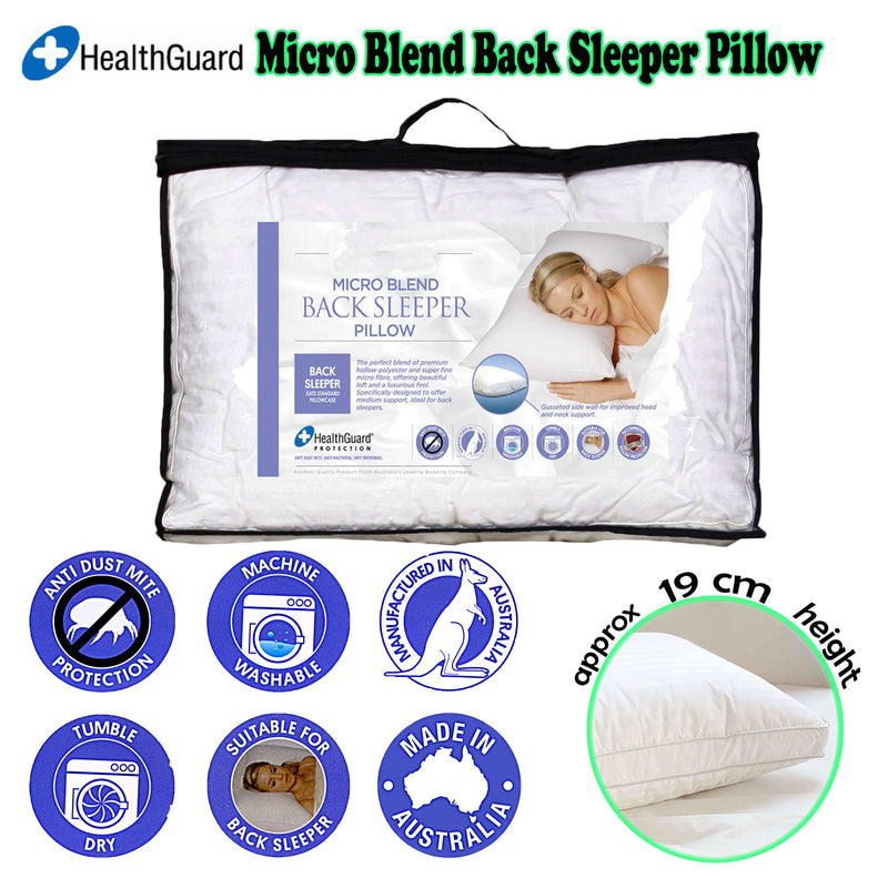 Easyrest Micro Blend Back Sleeper Pillow