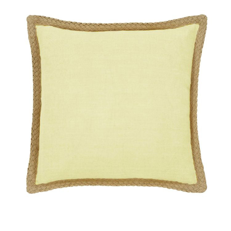 J Elliot Home Mornington Linen Cushion Cover 50 x 50 cm French Vanilla