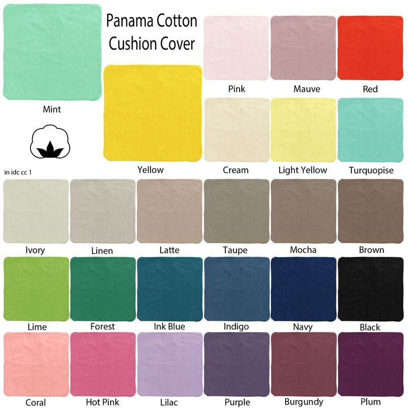 IDC Homewares Panama 100% Cotton Cushion Cover Purple