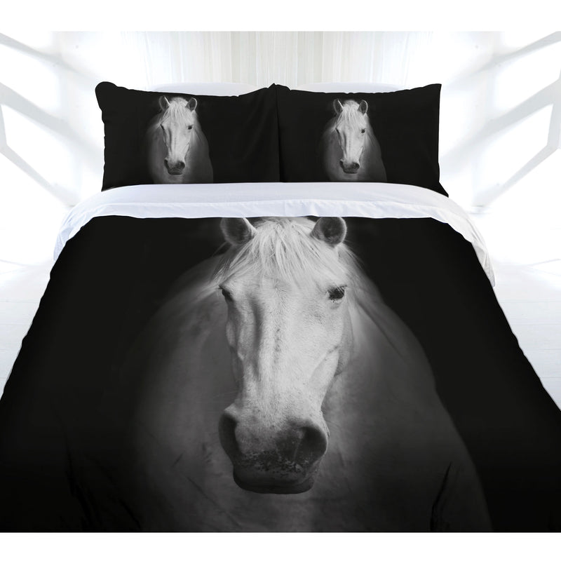 Just Home Midnight Horse Quilt Cover Set Queen
