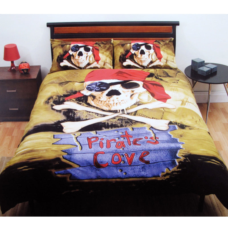 Just Home Pirate's Cove Quilt Cover Set Double
