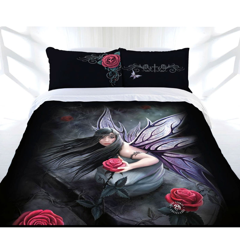 Anne Stokes Rose Fairy Quilt Cover Set Double