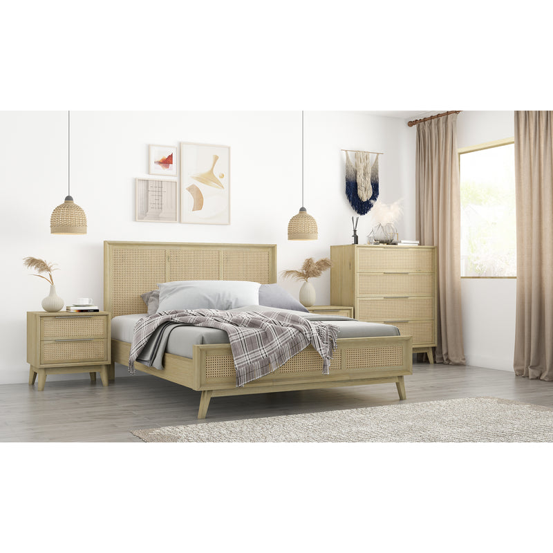 Andover_Bed_Frame_Queen_Size_Mattress_Base_Solid_Acacia_Wood_Rattan_Brown_IMAGE_1