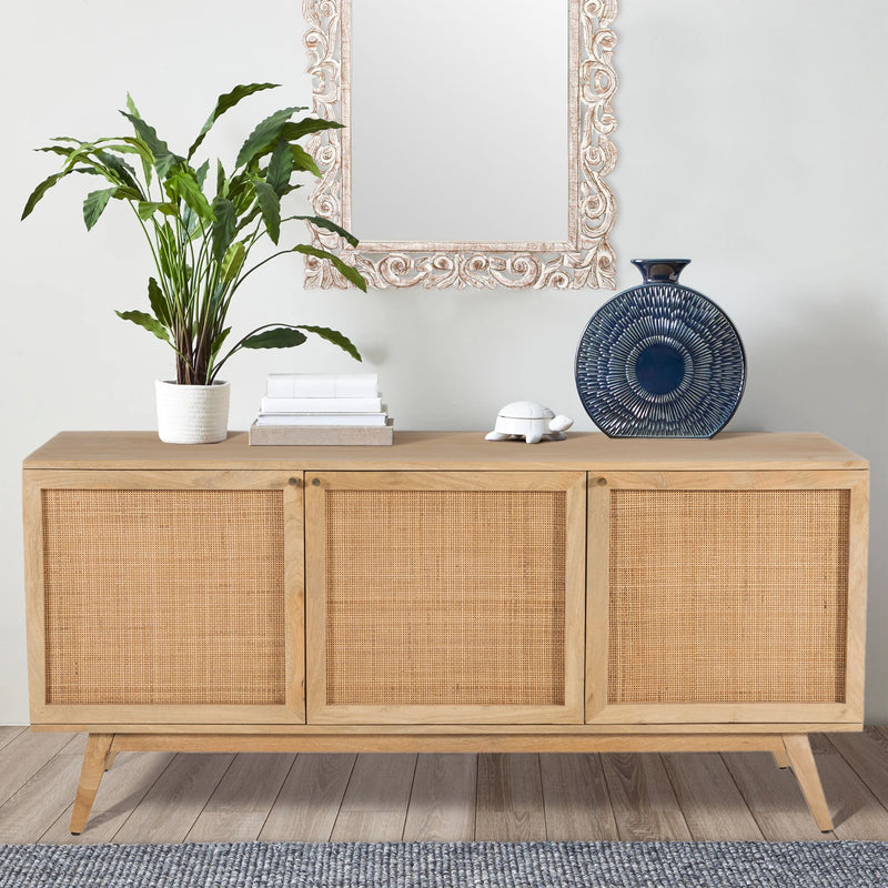 Newhaven__Buffet_Table_150Cm_3_Door_Solid_Mango_Wood_Storage_Cabinet_Natural_IMAGE_2
