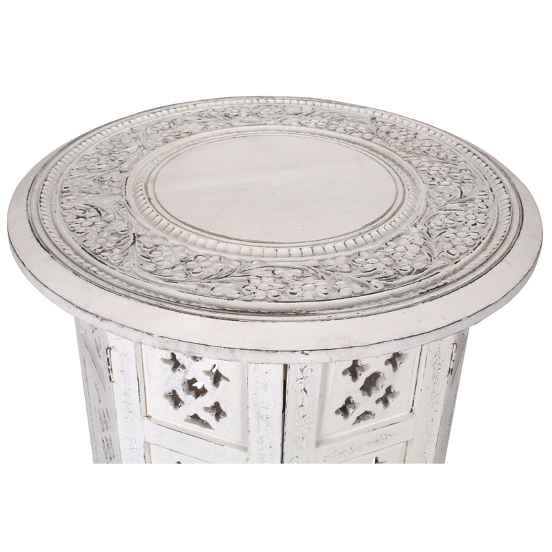 Macorna_Rubber_Wood_Timber_Round_45Cm_Side_Table_White_IMAGE_3