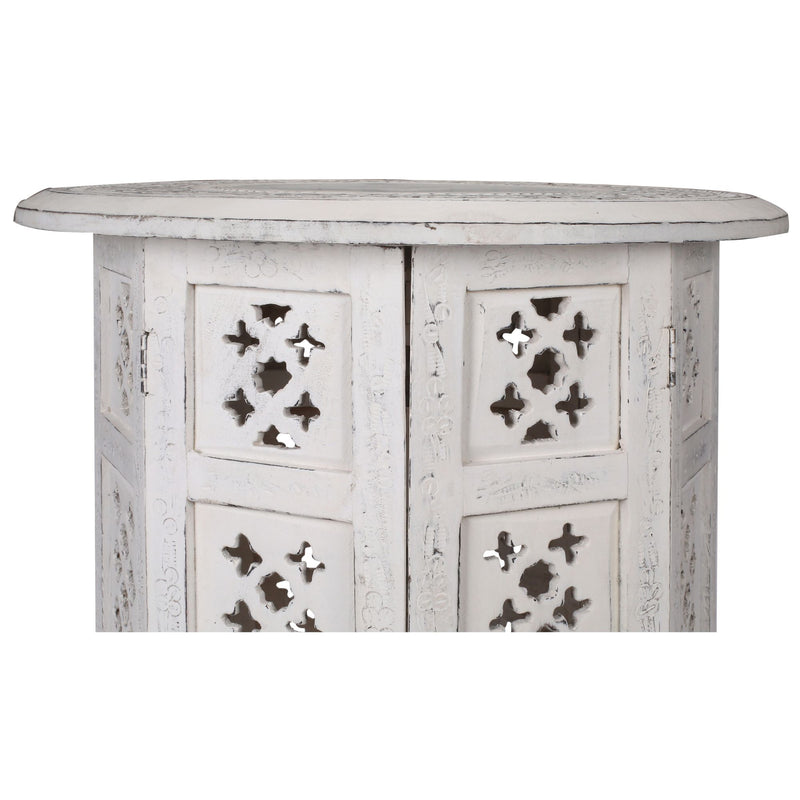Macorna_Rubber_Wood_Timber_Round_45Cm_Side_Table_White_IMAGE_4