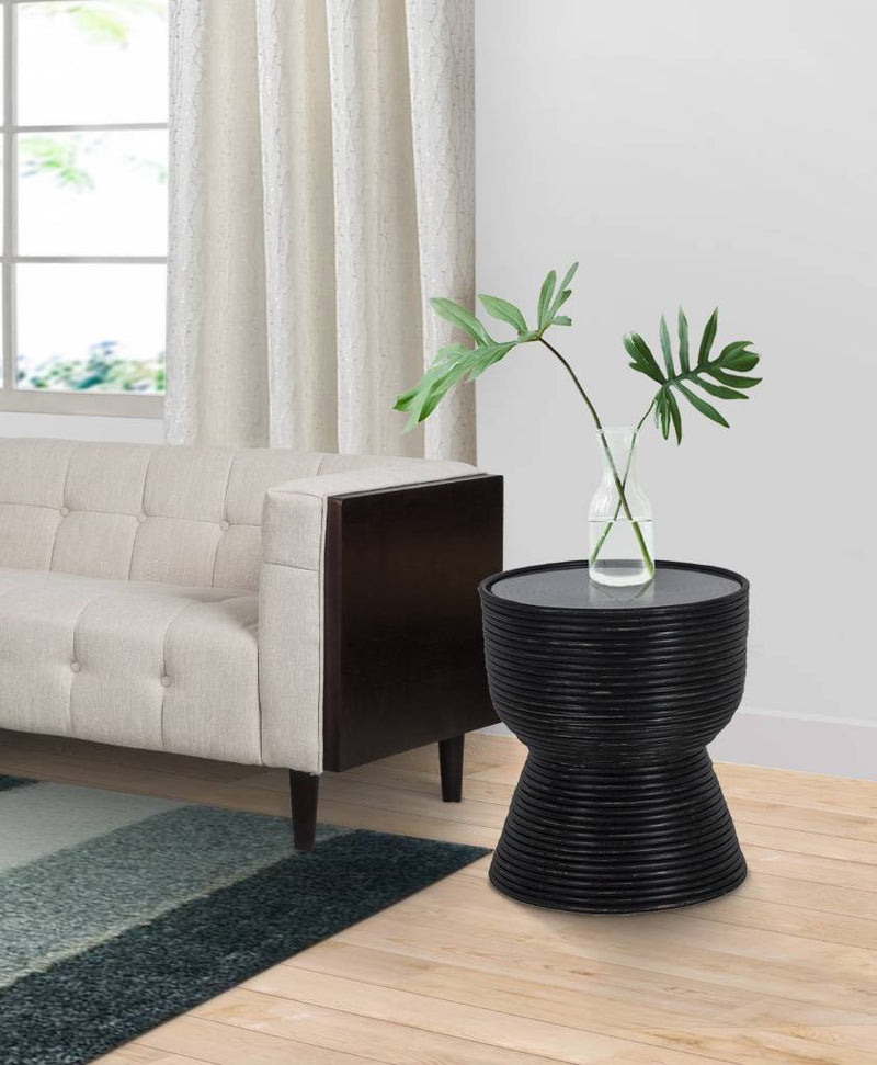 Bayview_Side_Table_with_Glass_Top_Diameter_46cm_Height_52cm_Black_Rattan_IMAGE_1
